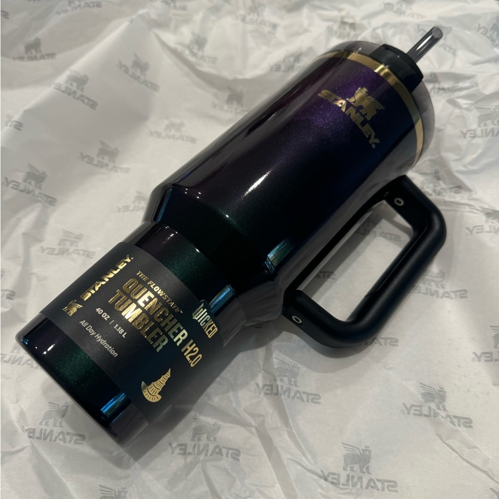 Wicked x Stanley Flowstate Quencher Elphaba For Good Tumbler 40oz